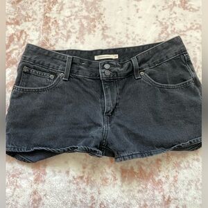 Levi's Women's Black Jean Shorts